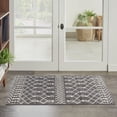 thumbnail image 2 of Nourison Royal Moroccan Trellis Charcoal/Ivory 2'2" x 3'9" Area Rug, (2x4), 2 of 7