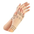 thumbnail image 1 of Guantes de terapia magnética Artritis dolorida Alivio del dolor por compresión para mujeres- Bronceado - Grande North American Health & Wellness JB6769L, 1 of 5