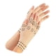thumbnail image 1 of Guantes de terapia magnética Artritis dolorida Alivio del dolor por compresión para mujeres- Bronceado - Grande North American Health & Wellness JB6769L, 1 of 5