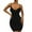 Black, variant on IROINNID Wedding Guest Dresses for Women Semi Formal Evening Night Casual Homecoming Dress Summer V-neck Open Back Pleated Wrapped Hip Strap Dress Elegant Bodycon Dress,Black