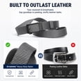 thumbnail image 5 of Fairwin Casual Nylon Ratchet Belts for Men, Waist 33"-37", 5 of 10