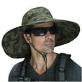 thumbnail image 2 of Sombreros para hombre, temperamento, ventilado, versátil, estampado de camuflaje, con cordón, sombrero de pescador para hombre., 2 of 5