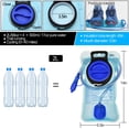 thumbnail image 2 of 2L Hydration Bladder Water Storage Bag Large Opening Leak Resistant Reservoir for Cycling Hiking Camping Outdoor Sports, 2 of 6