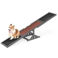 thumbnail image 1 of Gymax Wooden Dog Agility Seesaw Dog Exercise & Play Set Outdoor Run Game Toy Grey, 1 of 10