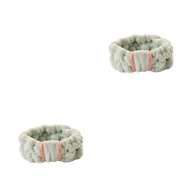 Jumpingount Lazos para el cabello Banda para el sudor ajustable de cara Suavidad Coral Fleece Diademas deportivas Artículos para el hogar Type5 NO5