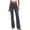 Dark Gray 14, variant on Shorts for Women Solid Double Button High Waist Micro Flare Pants, Front Patch Pocket Stretch Long Trousers, Casual Daily Cargo Bootcut Pants Wide Leg Pants Woman