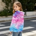 thumbnail image 6 of WQNVRNR Girls Print Hooded Sweatshirt- Kangaroo Pocket Fall Pullover Casual Long Sleeves Hoodies Pink Size 8, 6 of 8