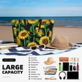 thumbnail image 5 of Gaeub Sunflower 1 Beach Travel Bag, Multi-Pocket Beach Bag, Summer Vacation Bag, Beach Essentials Tote, 5 of 7