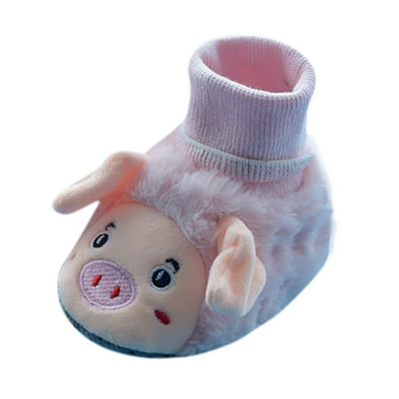

Youmylove Baby Shoes Cotton Shoes Plus Velvet Thick Warm Soft Soled Shoes Cute Do Not Fall Before The Shoes Baby Footwear
