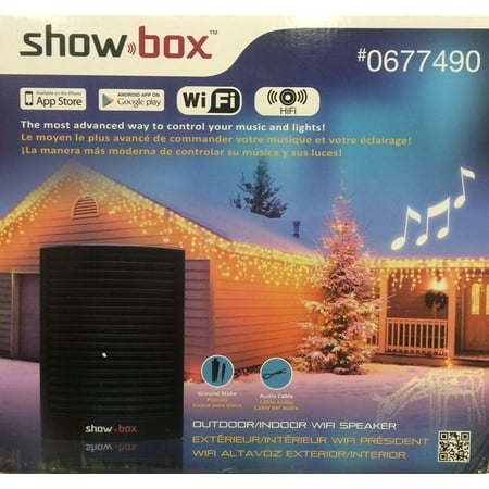 Showbox Light Controller Wifi Speaker Indoor Outdoor Com