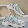 thumbnail image 5 of AUDeals Women Travel Walking Shoes - Lightweight Breathable Mesh Sneakers for Casual Trips and Everyday Motion (Green, 8.5), 5 of 8