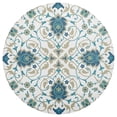 thumbnail image 3 of Ryvnso Indian Print Round Plate Mats Dining Table Placemat Set of 4 for Holiday Decoration, 3 of 7