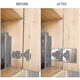 thumbnail image 3 of 10pcs Cabinet Hinge Repair Plate Kit With Holes Flat Fixing Brackets - WEI KE, 3 of 5