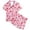 A-Pink170, variant on JAJAHO Girls Pajamas For Kids 2-13Y Satin 2 Piece Sets Strawberry Printed Short Sleeve Button Up Shirts And Shorts Set