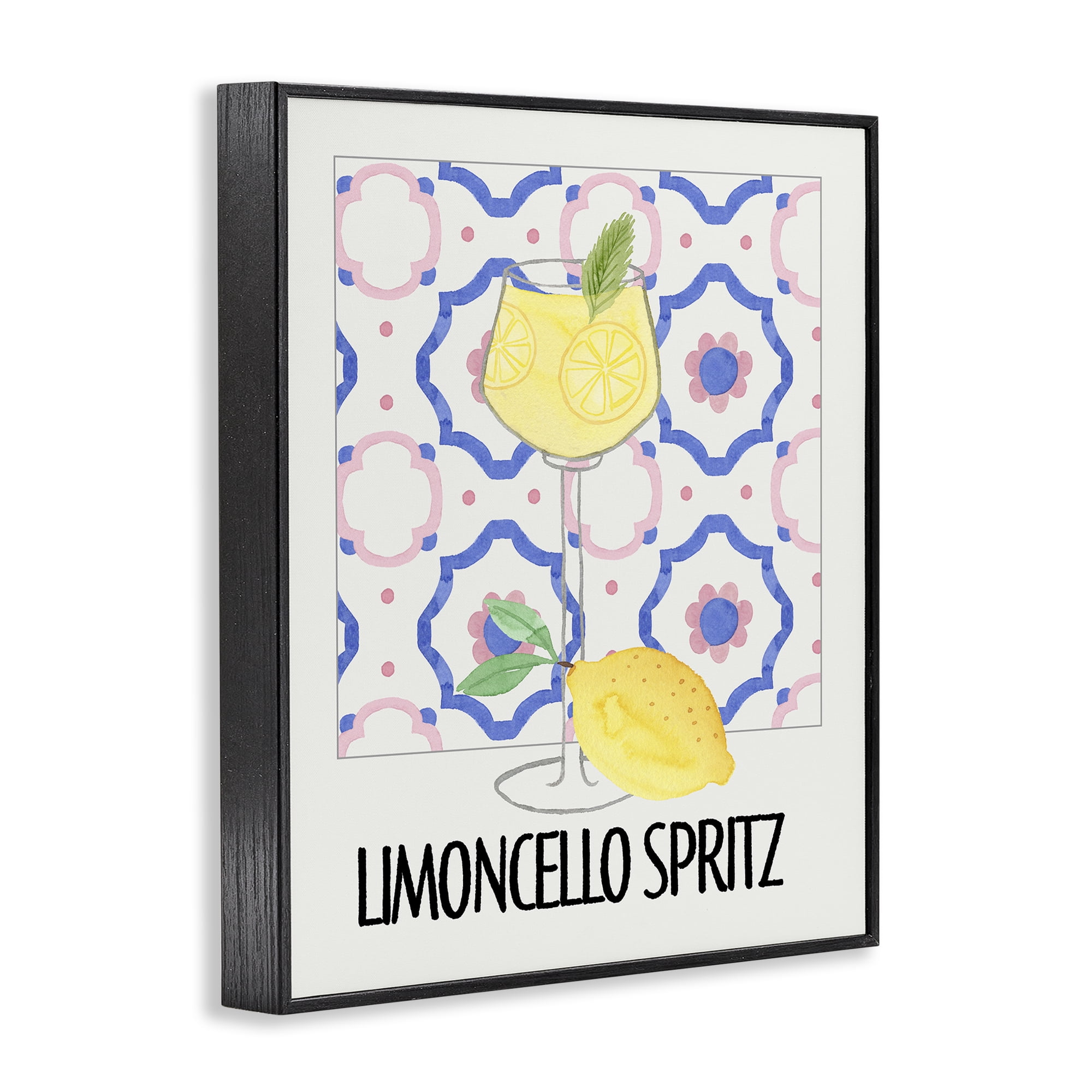 Stupell Industries Italy Spritz on My Mind Black Framed Giclee Art, design by Nina Jacobs
