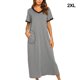 thumbnail image 5 of Minnieouse Camisones de algodón sexy de manga corta para mujer – Intimate Moments Made Camisones y camisones de mujer Ropa de dormir Gris Type2 NO2, 5 of 6