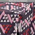 thumbnail image 4 of Geometric Dog Crate Cover, Hand Drawn Paintbrush Stroke Triangles, Easy to Use Pet Kennel Cover Small Dogs Puppies Kittens, 7 Sizes, Eggshell Vermilion Pink, by Ambesonne, 4 of 6