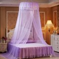 thumbnail image 1 of Dosel para Cama, Cortina de Cama con 2 Mariposas, Cortinas para Cama con Dosel, decoración Interior y Exterior para Dormitorio para niñas, niños y Adultos, 65 x 270 x 1100 cm, 1 of 5