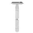 thumbnail image 2 of Maquinilla de afeitar de seguridad clásica de doble filo con cuchilla afeitadoras manuales portátiles de metal para bigote, 2 of 6