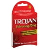 Trojan Vibrations Vibrating Ring Condom 1 Ct Peg