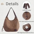 thumbnail image 4 of Bolso Lona Mujer Bolso Bandolera Bolso Tela Mujer Ligero Vintage, 4 of 4
