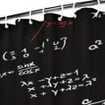 thumbnail image 3 of Math Equations Geometric Shapes Black Pattern Shower Curtain 36"x72" ,Bathroom Decorative Shower Curtains Set with 12 Hooks,Modern Waterproof Washable Shower Curtain, 3 of 6