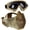 AT, variant on Airsoft Protective Gear Set, Half Face Mesh Mask with Ear Protection and Goggles for Adult Men Women BBS Paintball Shooting CS Survival Games Cosplay