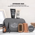 thumbnail image 2 of Beard Grooming Kit for Men Valentines Day - 8Pcs Beard Care Kit with Wash & Conditioner & Traveling Bag, Gift Sets for Men, 2 of 7