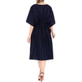 thumbnail image 4 of HAPPY BAY Women's Plus Size Boho Swimsuit Cover ups Tops 2X-3X Navy Blue-AC734, 4 of 4
