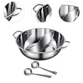 thumbnail image 6 of deevoka Stainless Steel Chinese Double Sided Pot Set Cookware for Party Household Home 36cm, 6 of 9