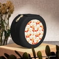 thumbnail image 6 of Naloa Cartoon Chicken Round Jewelry Box, Travel Jewelry Organizer, 3.9 x 3.9 x 2in Jewelry Storage Box for Women-Black, 6 of 7