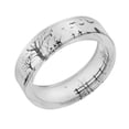 thumbnail image 2 of de Resina de Murciélago de árbol Negro Gótico Transparente de Cementerio Joyería Unisex - 19mm Sunnimix Anillo de banda, 2 of 6
