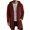 *Wine, variant on VBVC Men's Fall Long Full Zip Hoodie with Pockets , Oversized Lightweight Jacket For Men, S-3XL