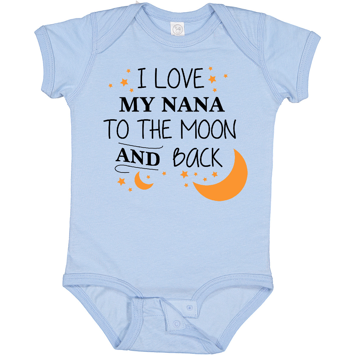 Inktastic I Love My Nana to the Moon and Back Boys or Girls Baby Bodysuit