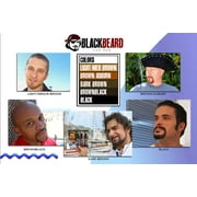 Blackbeard for Men Instant Beard Color – All Day Beard, Mustache, Eyebrow, and Sideburns Color – Temporary, Hypoallergenic Beard Dye Alternative – Up to 45 applications – Brown/Auburn, 1 Pack