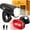 Bike Light Set, variant on Bike Headlight 100 Lux with 2000 mAh Battery & Brake Light - USB-C Rechargeable Night Riding Bike Light