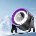 thumbnail image 1 of Feltree Portable USB Desk Fan with Quiet Operation, Wall Mountable, Touch Control, 100 Adjustable Speeds, LED Display, 5400mAh Battery, Type-C Charging for Home Office Camping Dorm, 1 of 8