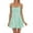 Mint, variant on Womenacute;s Summer Mini Dress, Sleeveless Spaghetti Strap Tie Knot Back Short A-Line Dress