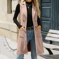 thumbnail image 2 of Wensltd Casual Sleeveless Vest Coat for Women with Pockets Trendy Suit Cardigan Jacket Multicolor, 2 of 9