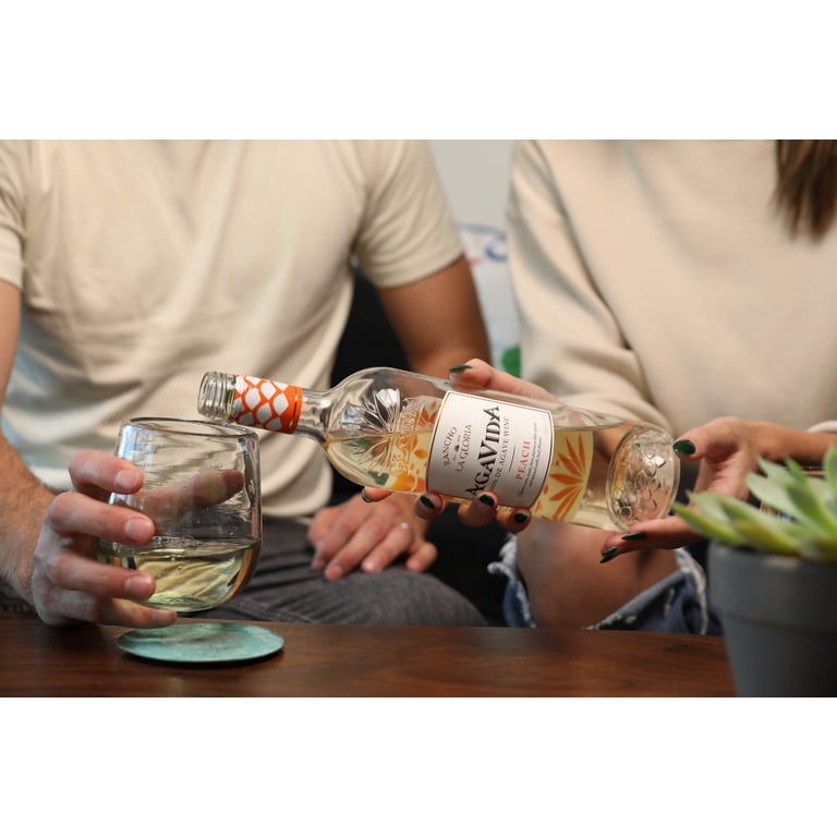 Rancho La Gloria Peach Agave Cocktail Wine Beverage, 750ml, 5% ABV
