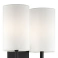 thumbnail image 3 of VER-242-BF Crystorama Lighting Veronica - Two Light Wall Sconce-Black Forged Finish, 3 of 13