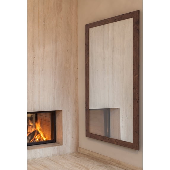 Second Look Mirrors New England Walnut Wall Mirror