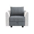 thumbnail image 1 of HONBAY Module Central Moderne en Tissu pour Sofa Modulaire Sofa Sectionnel Personnalisable, Gris Bleuâtre, 1 of 5