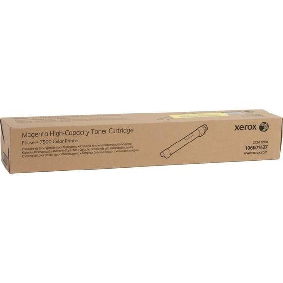 Xerox, XER106R01437, Phaser 7500 High-capacity Toner Cartridge, 1 Each