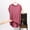 Red, variant on Rezuofi 1 Pcs Women's Short Sleeve Round Neck T Shirt Front Twist Tunic Tops Casual Loose Fitted