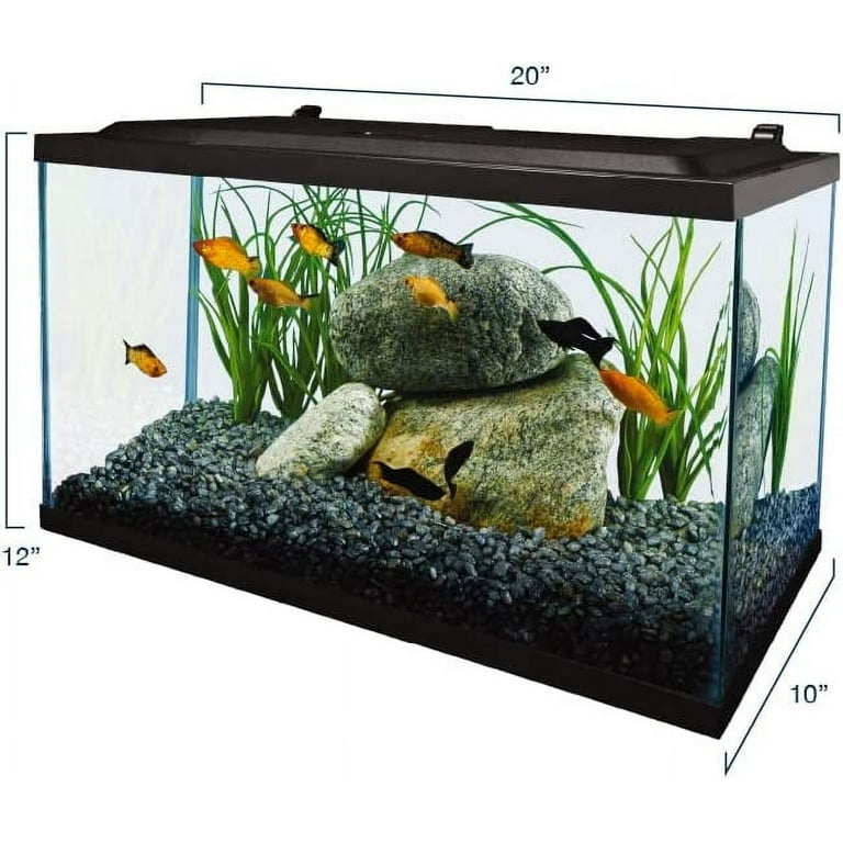 Tetra 10 Gallon Glass LED Aquarium Kit