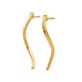 thumbnail image 4 of 14K Yellow Gold Long Curled Earrings, 4 of 4