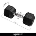 thumbnail image 3 of Mancuernas Xtreme Life Hexagonal 5lbs Pesas para Ejercicio caucho, 3 of 8