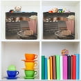 thumbnail image 6 of Coolnut Movie Theater Popcorn Foldable Storage Basket for Shelves, Collapsible Waterproof Sturdy Fabric Storage Bin with Handles, Canvas Storage Cube for Organizing Shelf 2PCS Home Decor, 6 of 7