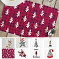 thumbnail image 5 of Ramiter Napperon de Noël en Lin, Tapis Isolé, Napperon de Table, Serviettes de Fête, Cadeaux de Vacances, Petite Table à Manger Ronde, 5 of 5